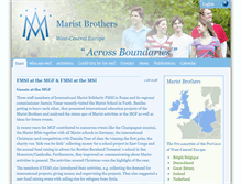 Tablet Screenshot of marists.eu